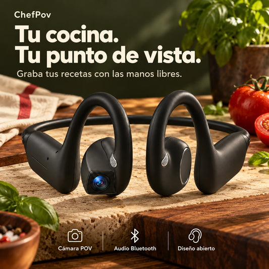 ChefPov – Cámara POV manos libres para grabar recetas