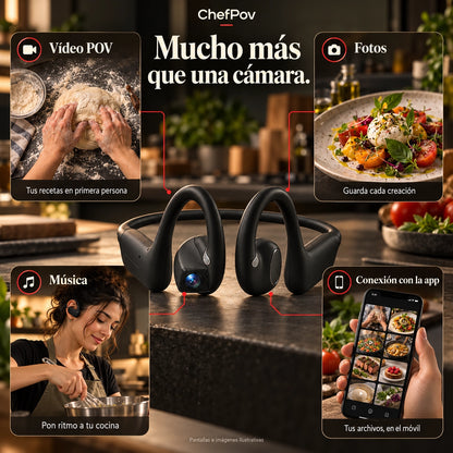 ChefPov – Cámara POV manos libres para grabar recetas