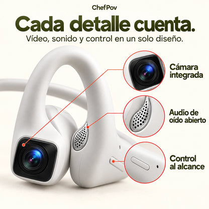 ChefPov – Cámara POV manos libres para grabar recetas